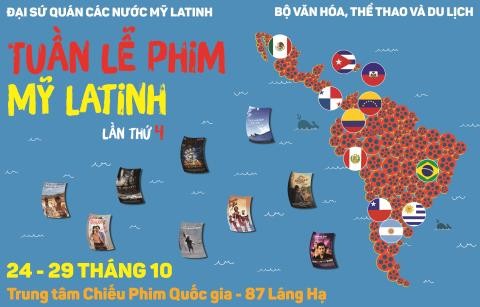 Tuần lễ phim Mỹ La tinh lần thứ IV sẽ diễn ra từ 24-29/10 tại Hà Nội  - ảnh 1